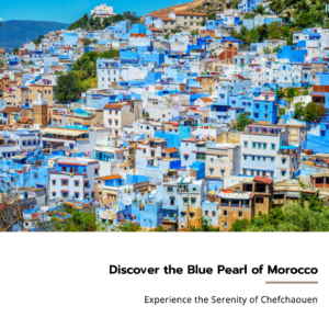 Chefchaouen scene - Blue and white colors, Morocco